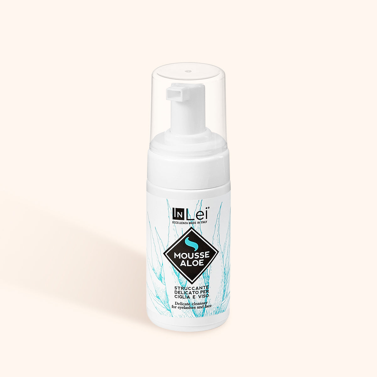 InLei® Delicate lash and brow shampoo Aloe Vera scent bottle