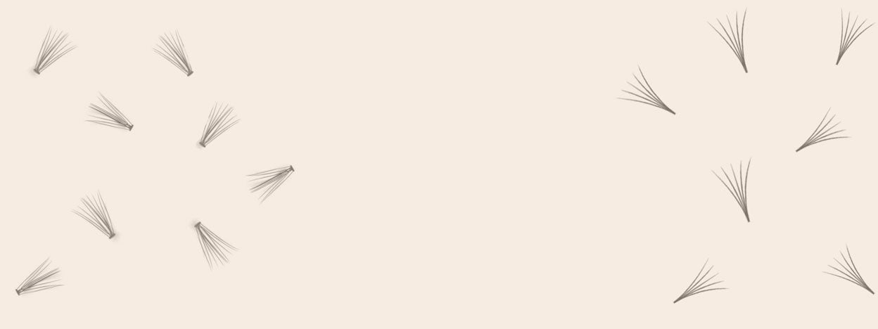 Cluster lashes and Classic lash extensions