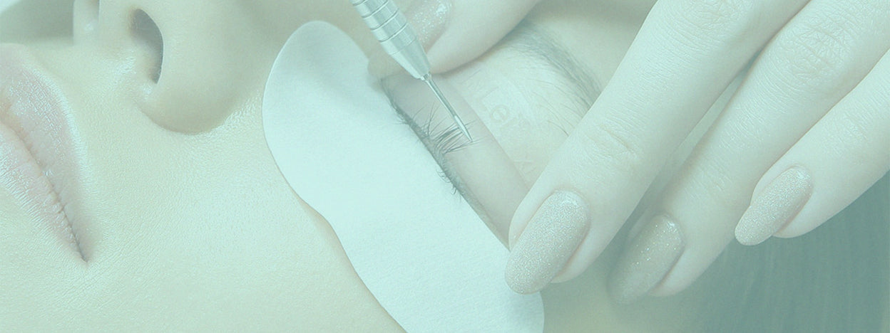 An image of a lash lift using InLei® Lash Filler