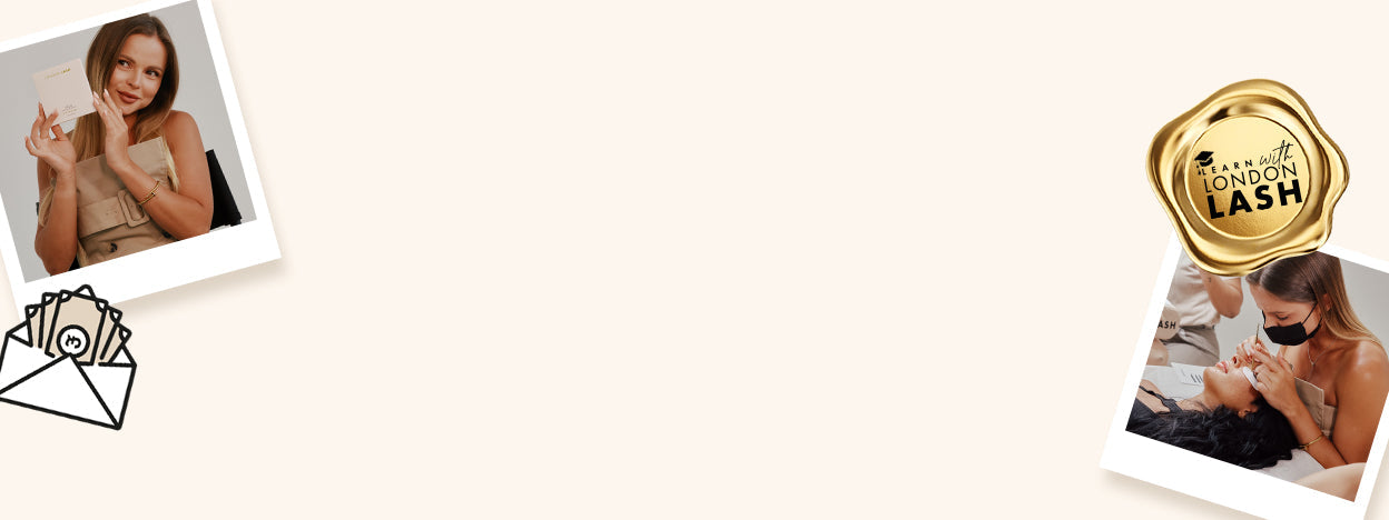 Lash Technicians on an eyelash extension course for lashes