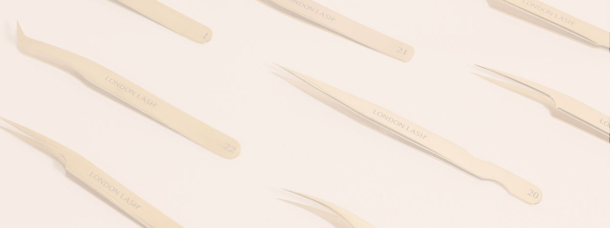 Tweezers for lash extensions and isolation