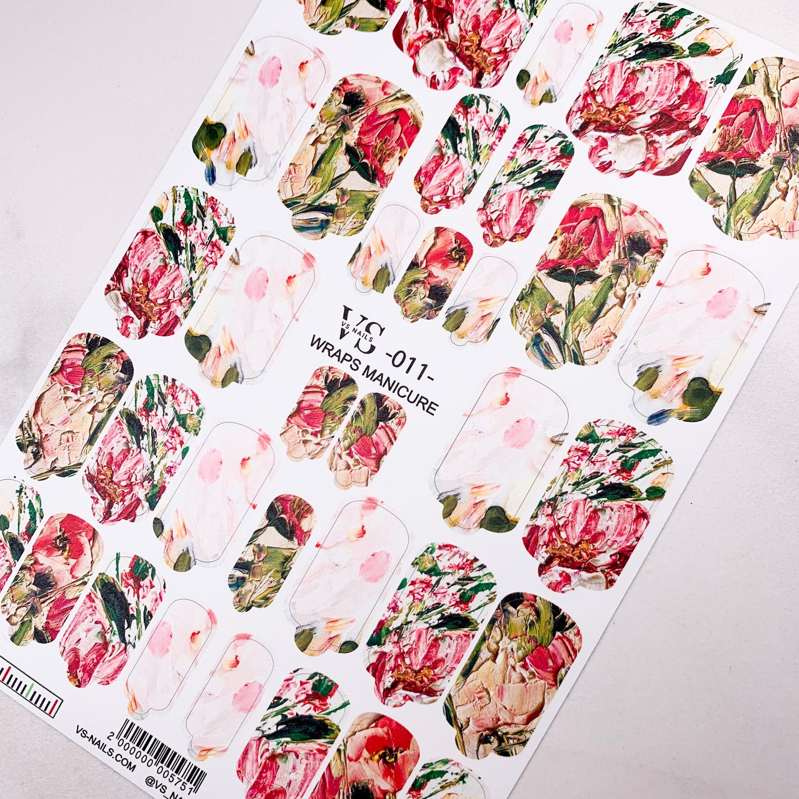 VS wraps manicure 011 nail film from the top UK nail brand Miss Dolla