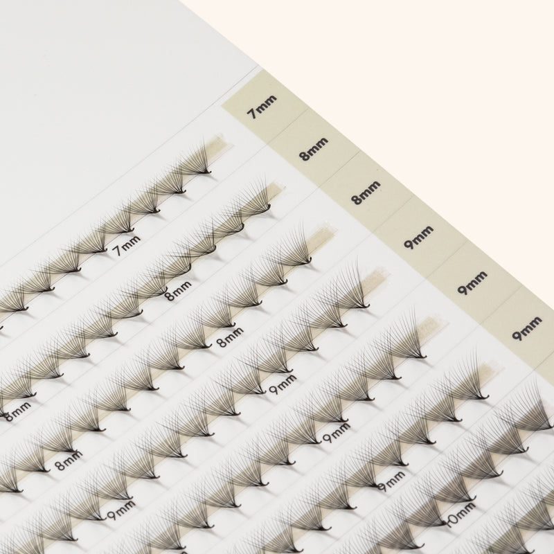 Best Narrow Premade Lash Fans Mayfair 16D 0.03 500 fans - Mixed Lengths, Best Eyelash Extensions Narrow Premade Lash Fans