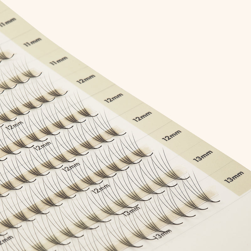 Best Narrow Premade Lash Fans Mayfair 4D 0.07 600 fans - Mixed Lengths, Best Eyelash Extensions Narrow Premade Lash Fans