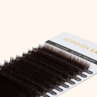 Black Brown  Lashes - Ristretto Collection 0.05 Singles - C / 6