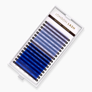 Sky Blue / Blue Faux Mink Coloured Lashes - C / 0.07