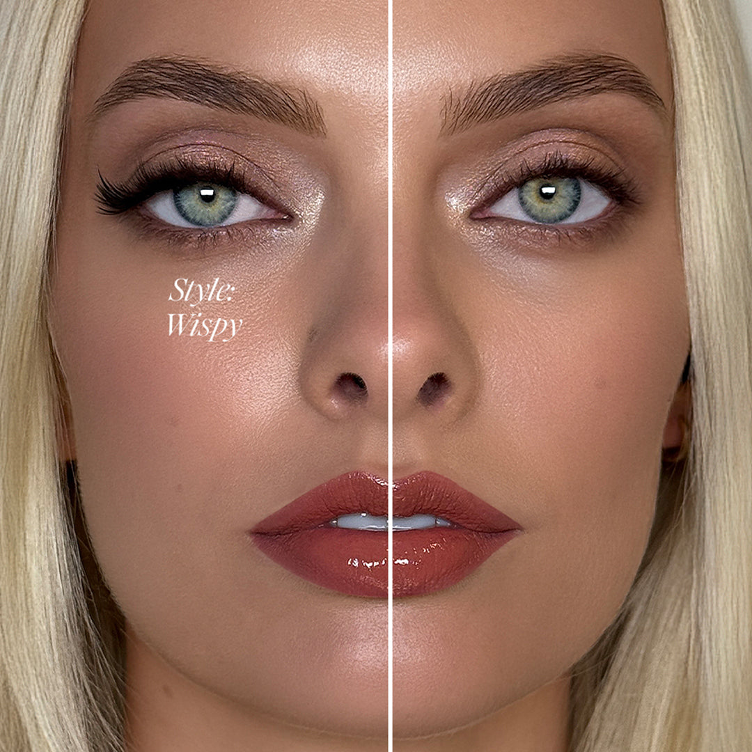 Предварительно приклеенные кластерные ресницы London Lash — Wispy Look