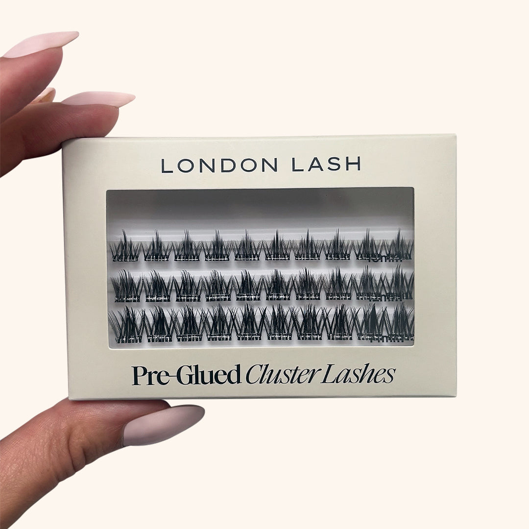 Предварительно приклеенные кластерные ресницы London Lash — Wispy Look