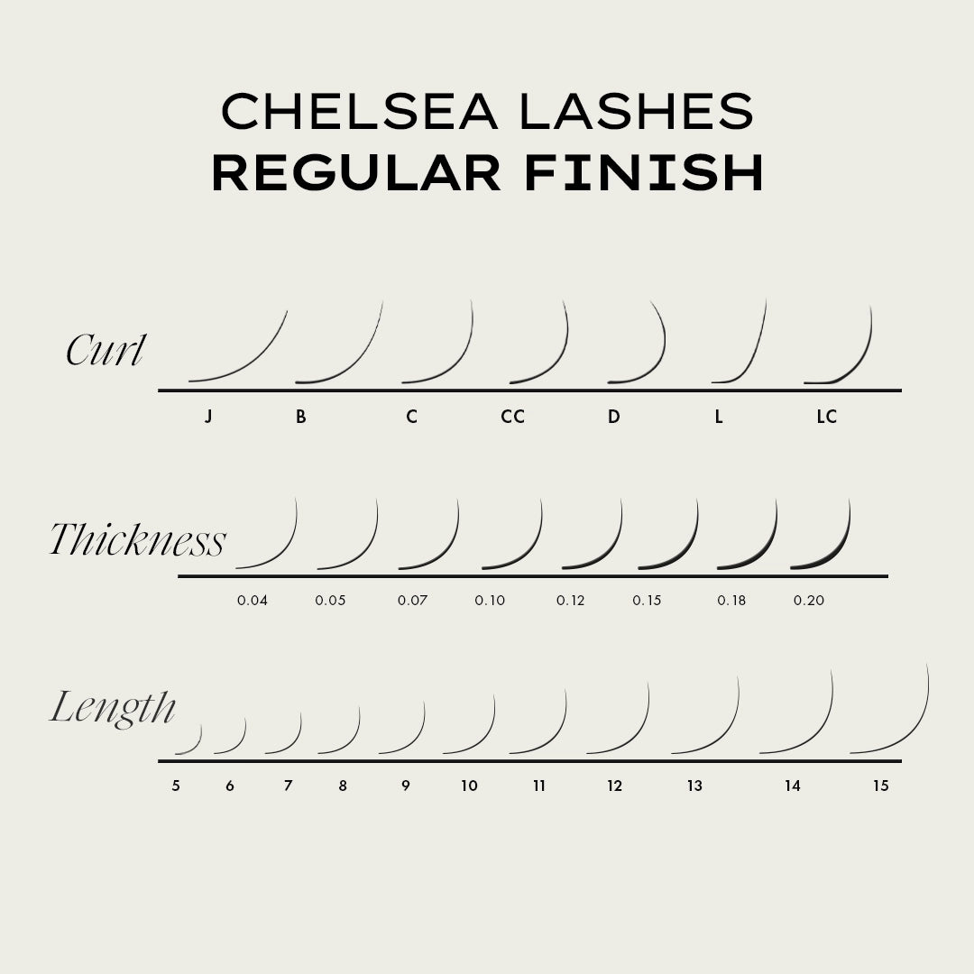Classic Chelsea Lashes 0.18 | Professional Eyelash Extensions at London Lash Pro