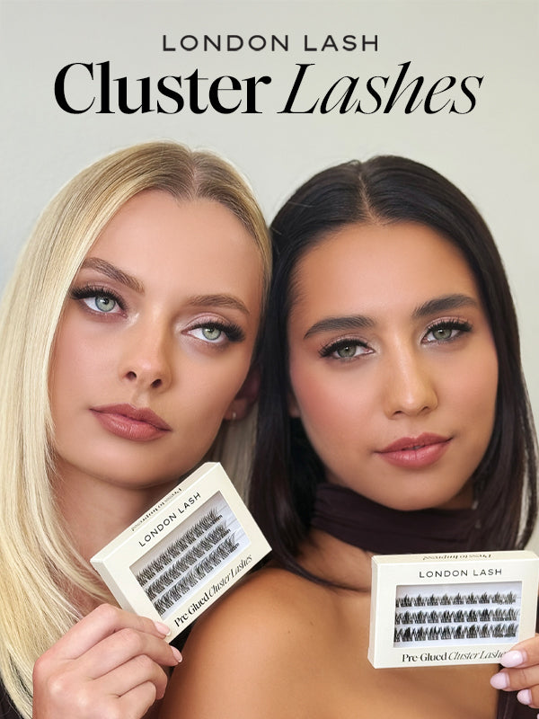 Предварительно приклеенные кластерные ресницы