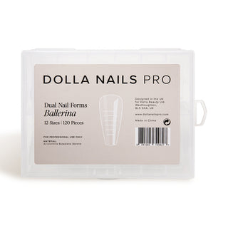 Dual Nail Forms, Ballerina - 120pcs