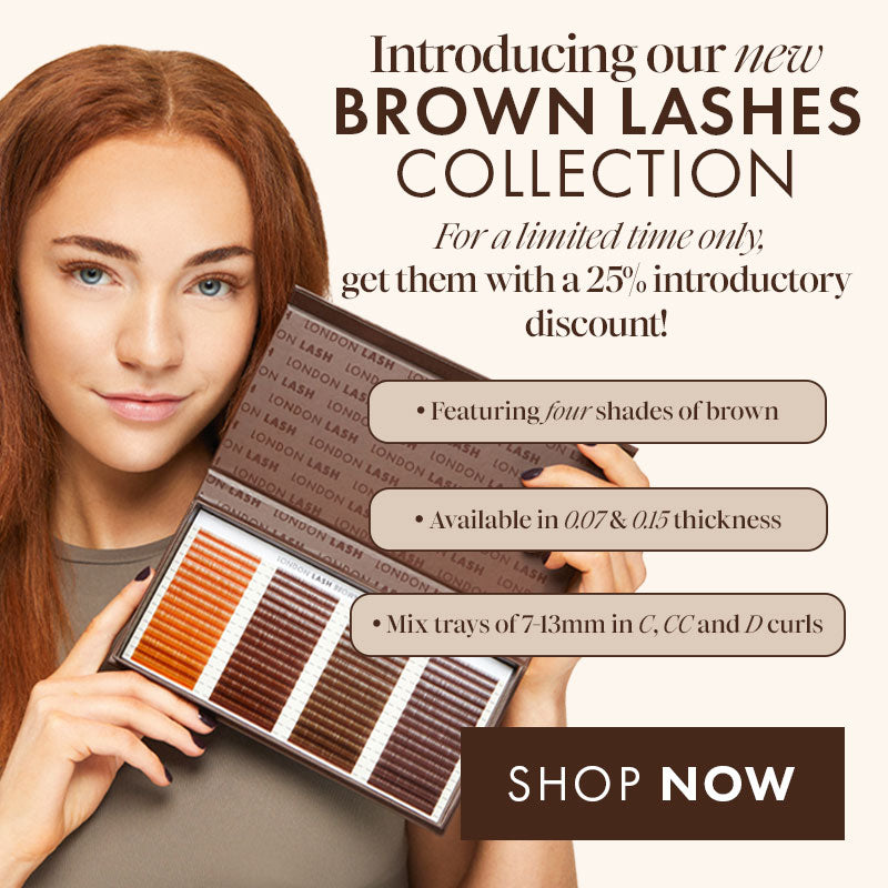 25% off Brand New Brown Lashes Collection