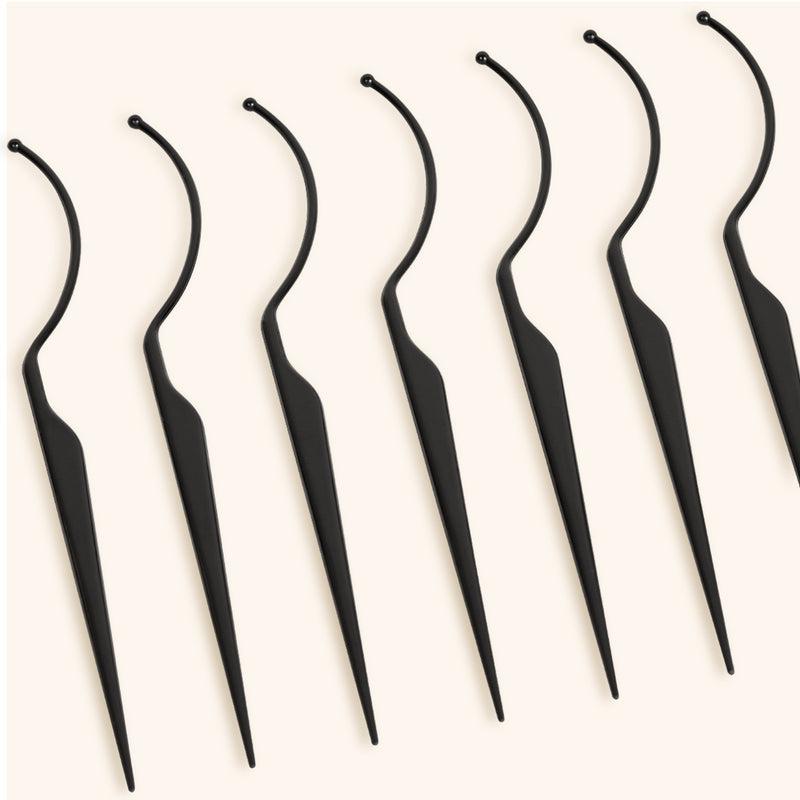 Close up individual Lash Extension Display Stand wands