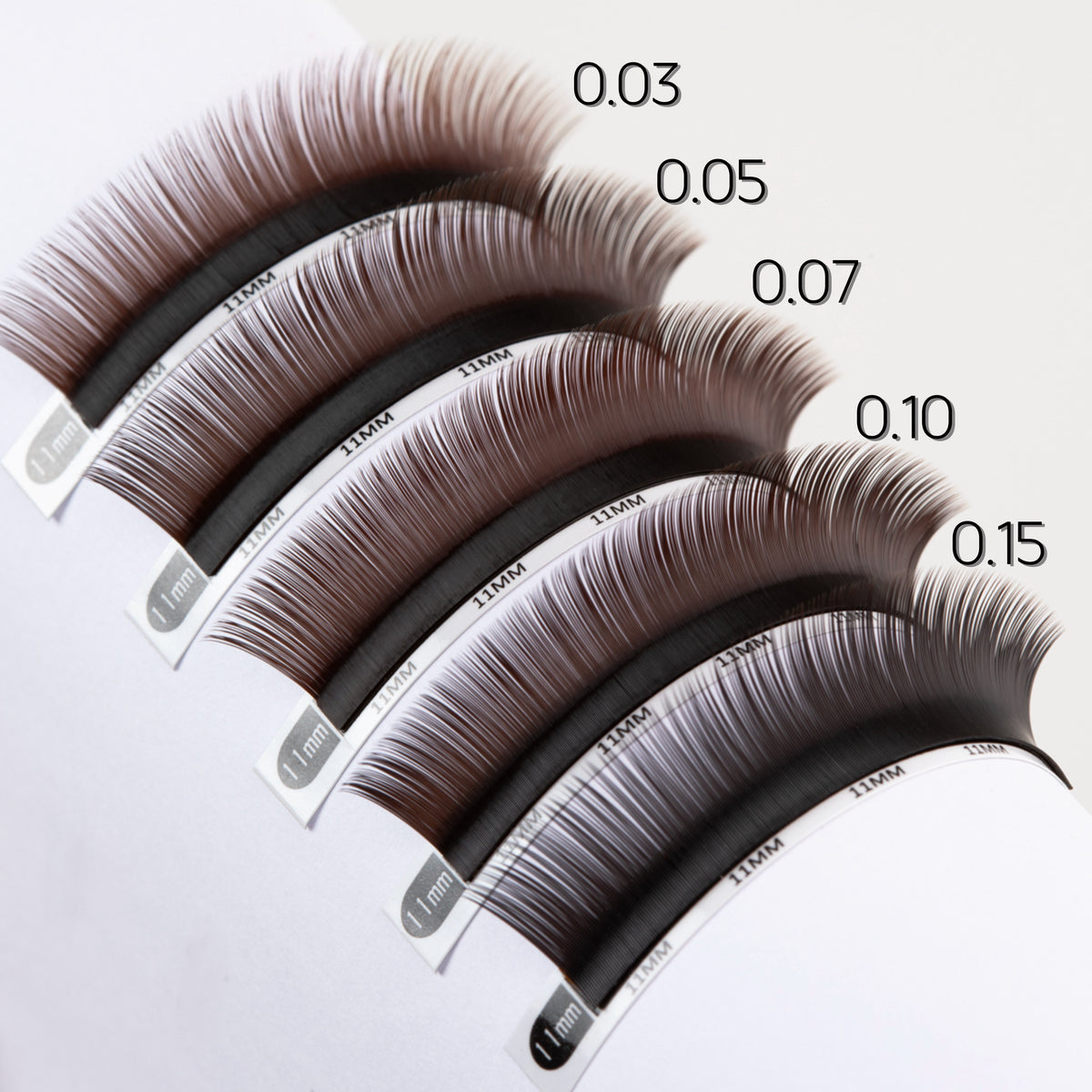 Black Brown Lashes - Коллекция Ristretto 0.07 Singles