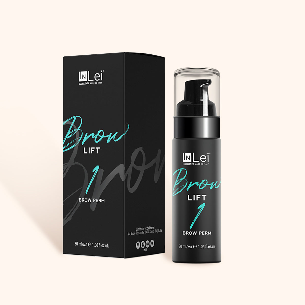 InLei Brow Lift 1 eyebrow perm solution bottle with pump for professional treatment