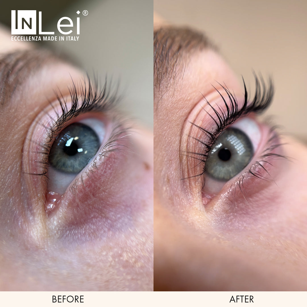 InLei® Lash Filler lash lift before and after