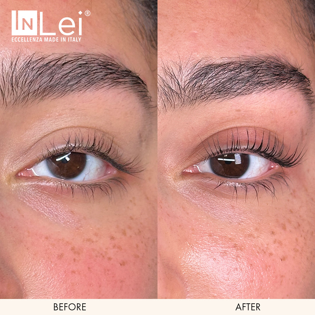 InLei® Lash Filler lash lift before and after