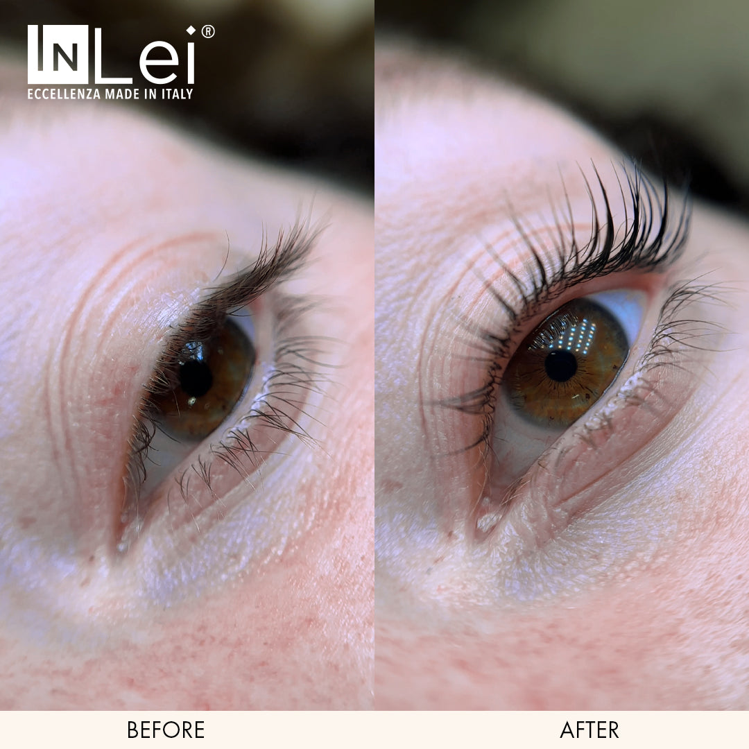 InLei® Lash Filler lash lift before and after