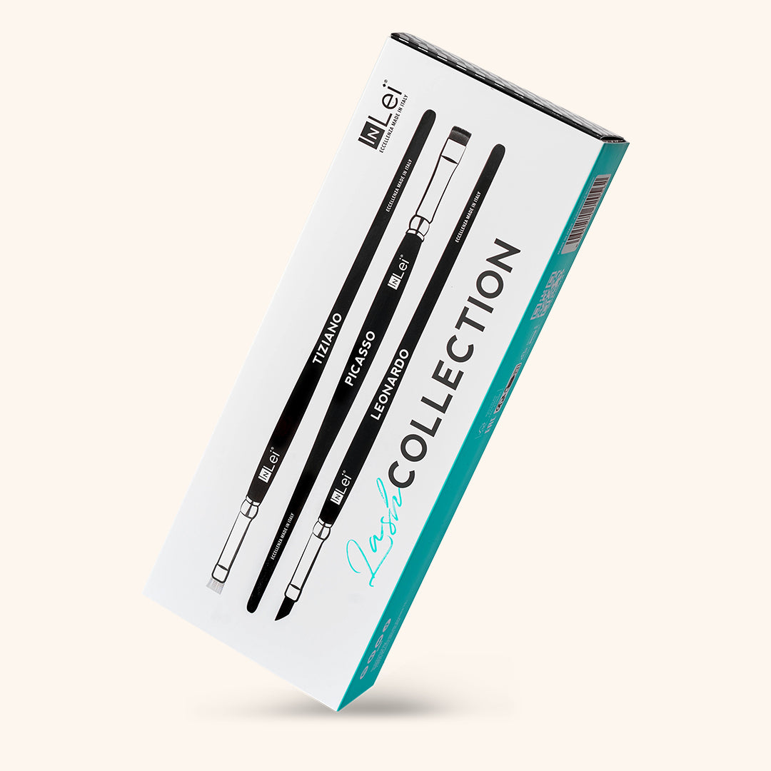 InLei® Brow Collection Set of Professional Brushes box