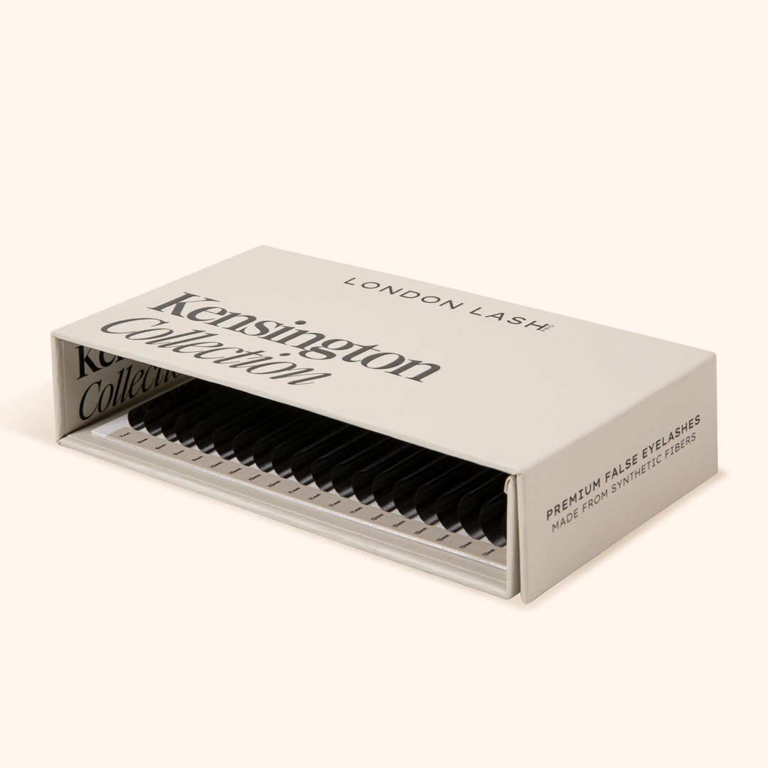 Kensington lashes, volume lash extensions on lash tray, best volume lashes, best eyelash extensions for volume, best Russian volume lashes, best eyelash extensions for volume 0.085