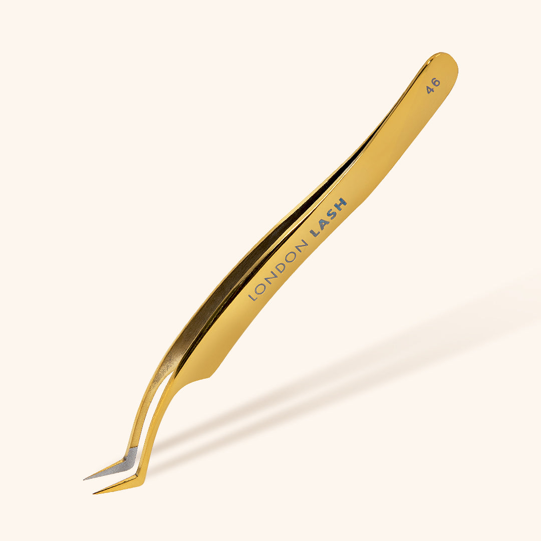 Volume eyelash extension tweezers for mega volume lashes