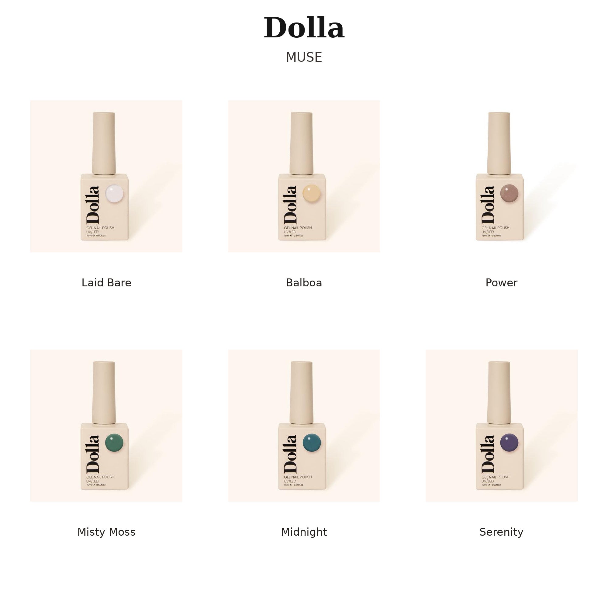 Dolla Gel Polish Collections - Choose Your 6-Shade Set