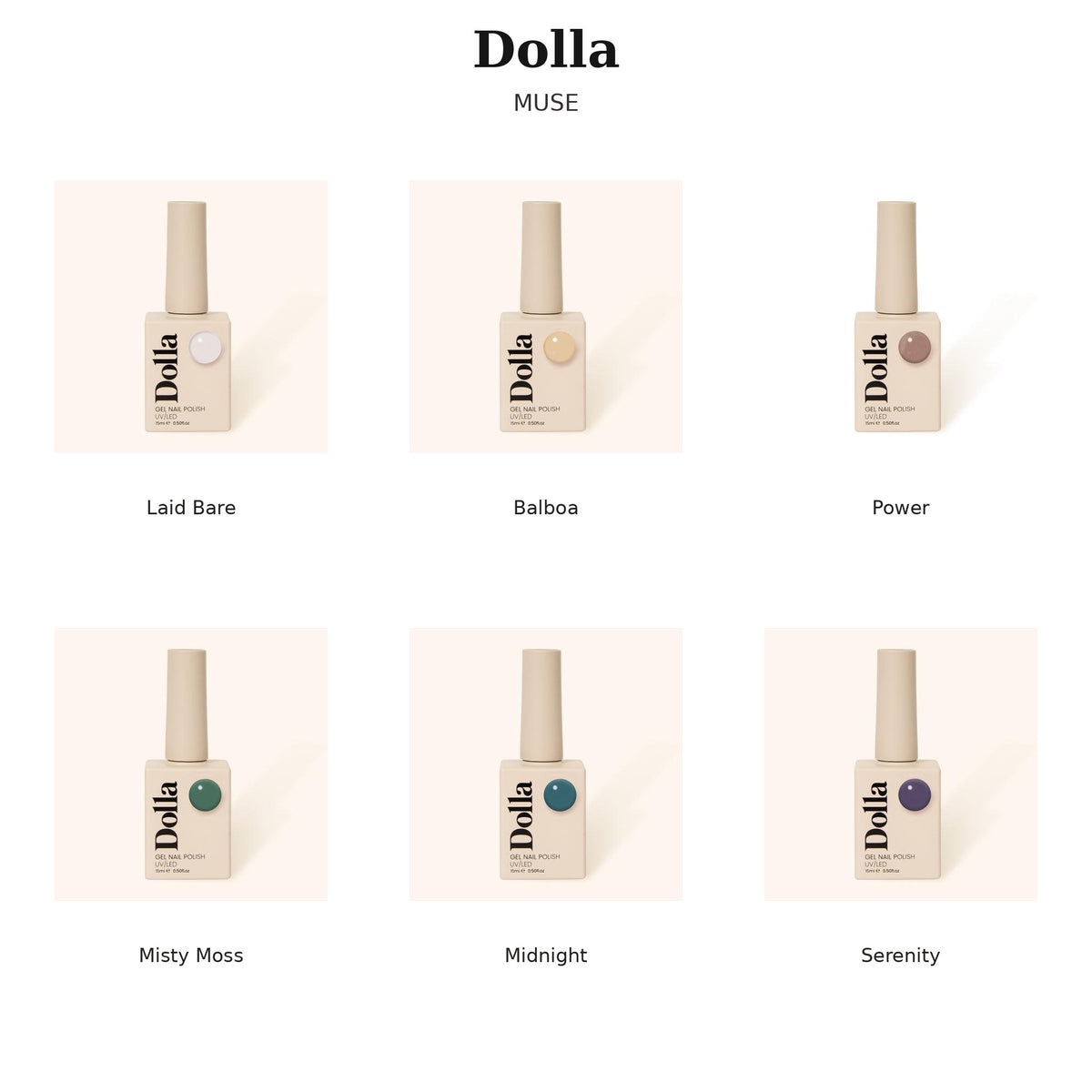 Dolla Gel Polish Collections - Choose Your 6-Shade Set