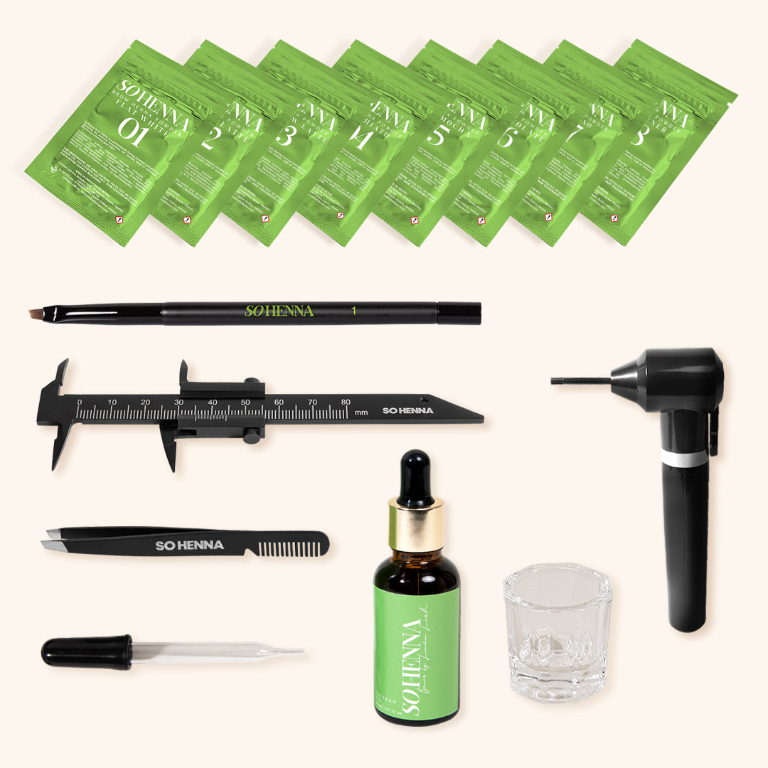 SO HENNA Brow Starter Kit - regular size