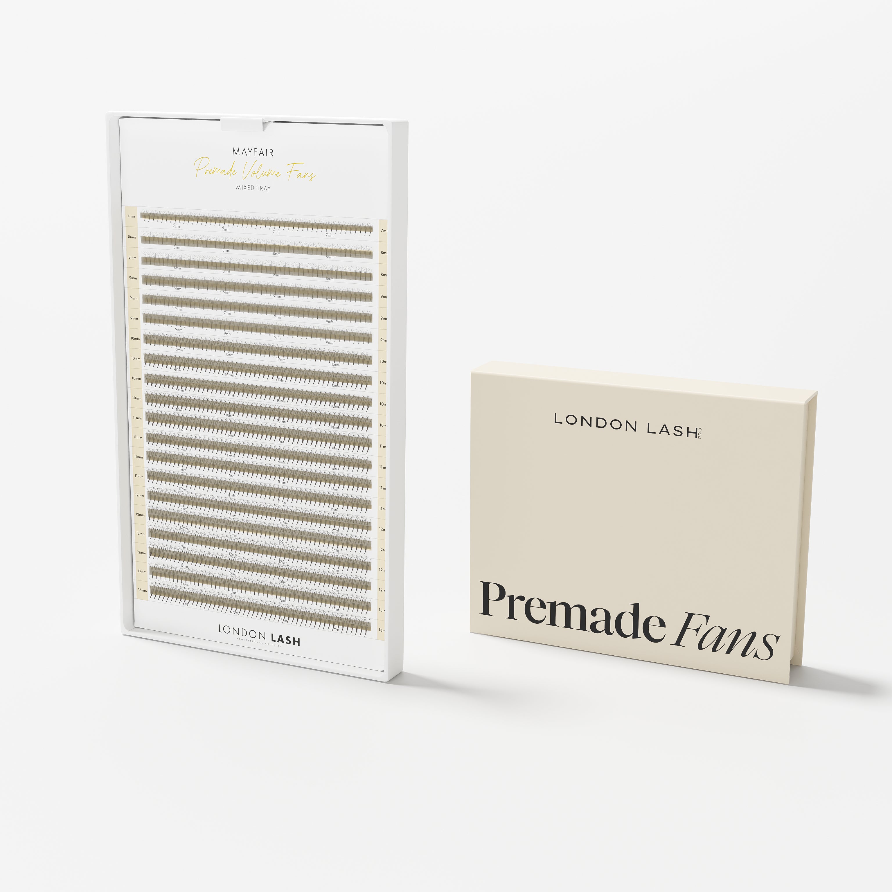 窄型预制/Promade 风扇 12D 0.03 640 个风扇 - 混合长度