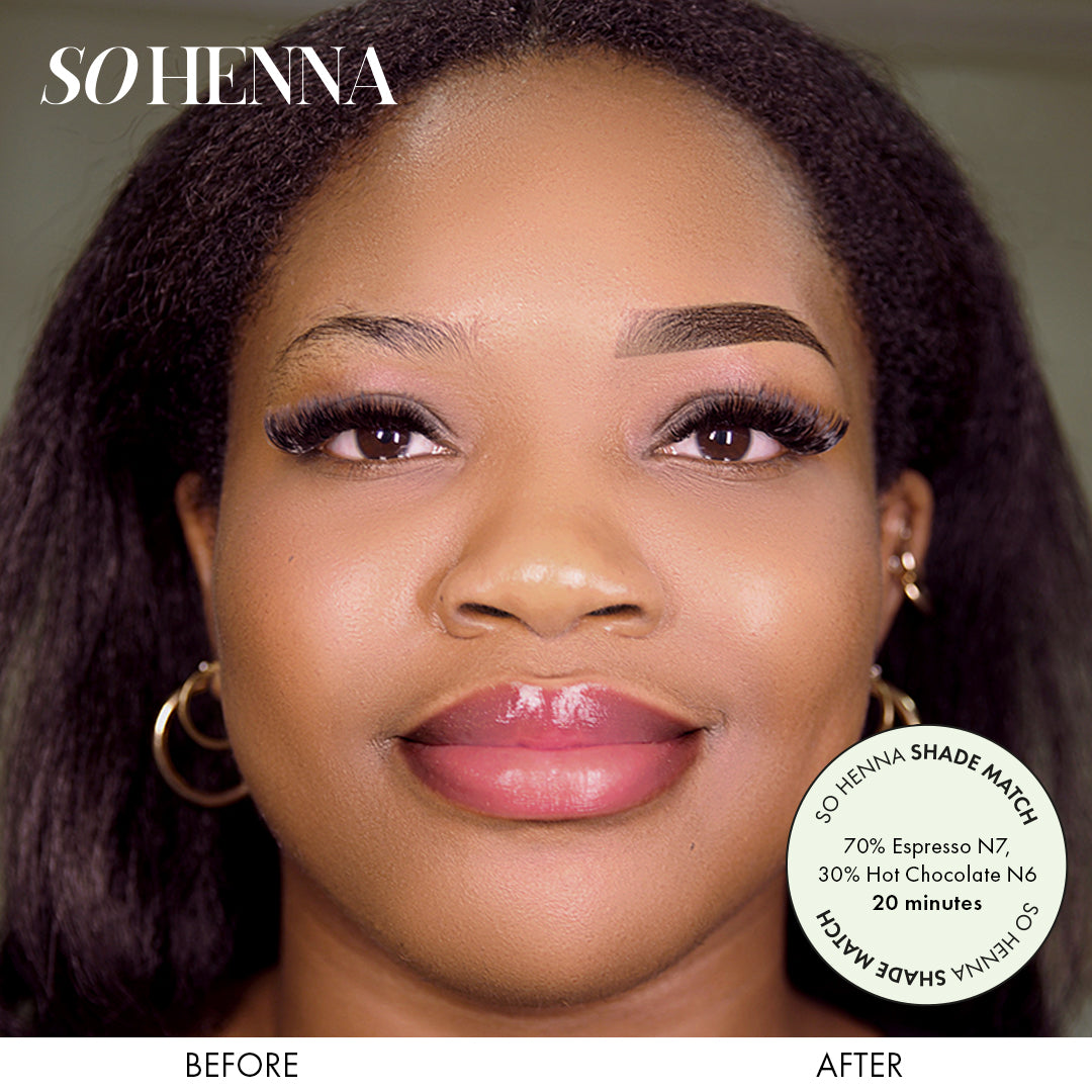 So Henna brow henna shade match