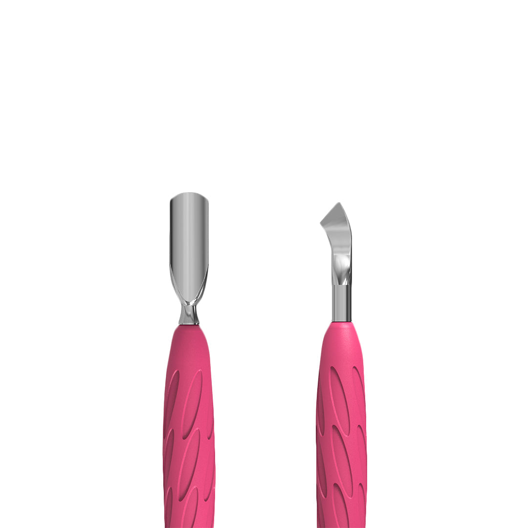 Staleks Gummy Manicure Rounded Narrow Pusher with Bent Blade UNIQ 10 TYPE 4.2