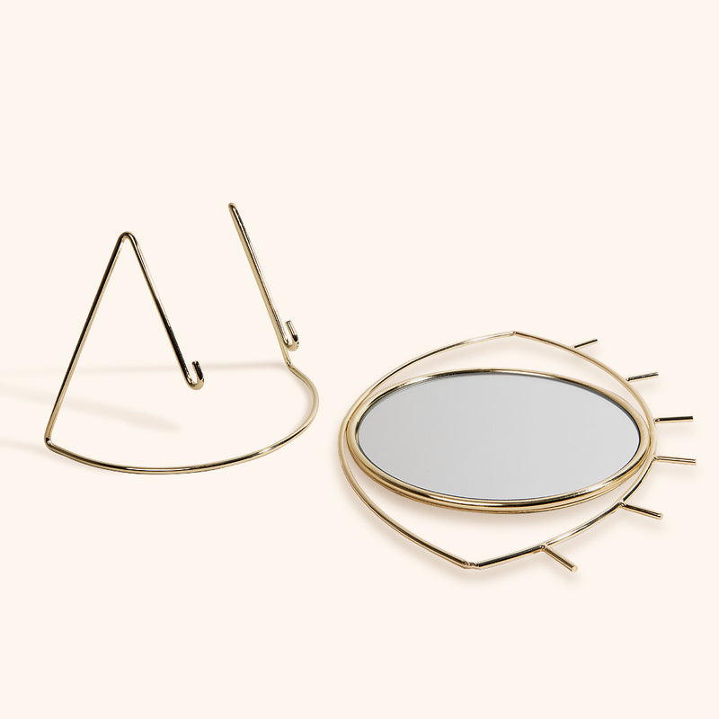 best eye shaped mirror for eyelash extensions salon decor