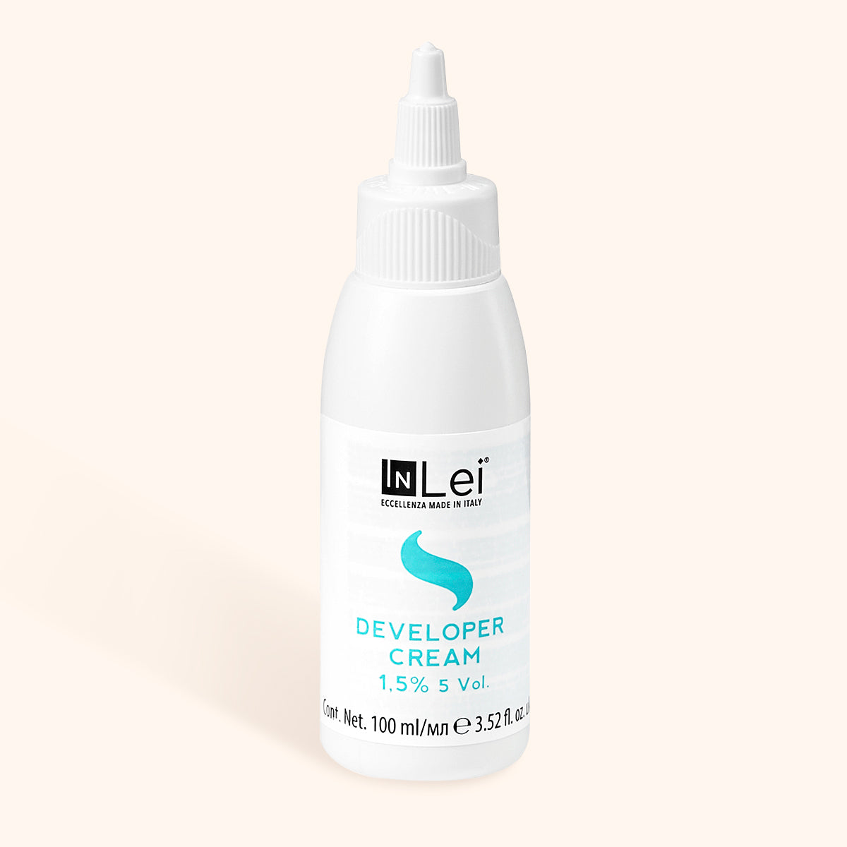 InLei® tint developer cream bottle