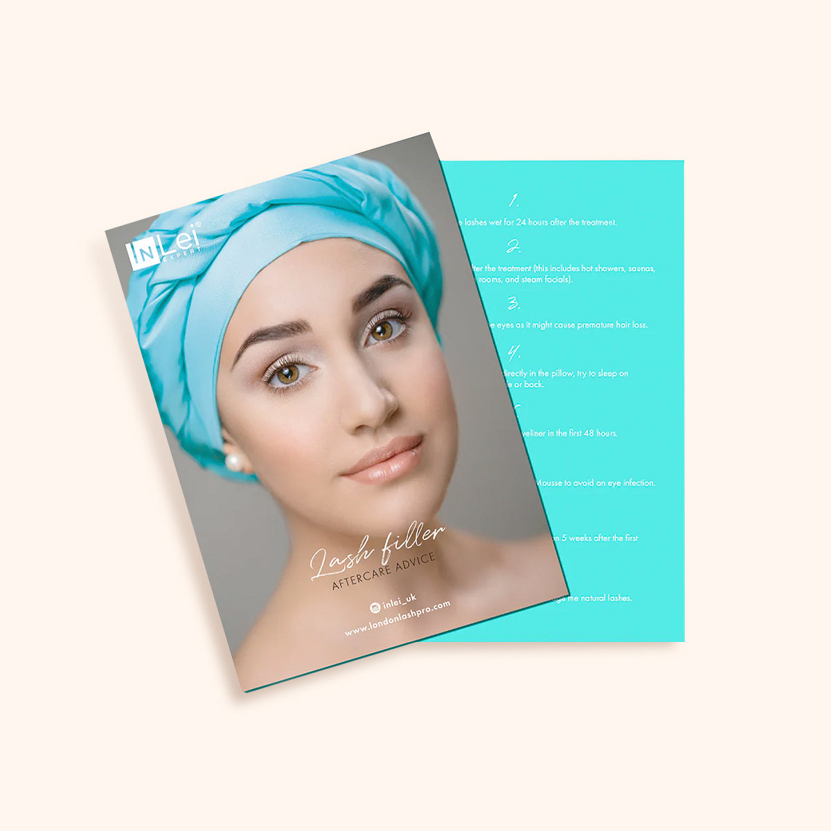 Digital Lash Filler Aftercare Leaflet