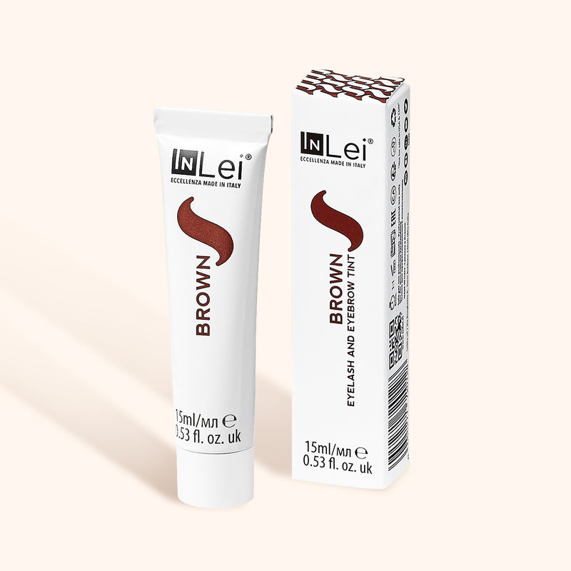 InLei® Lash and Brow tint bottle and box