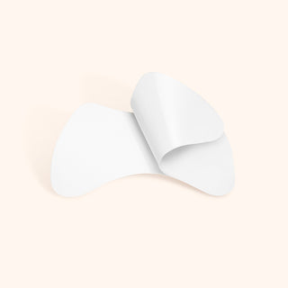 InLei Silicone & Reusable Eye Pads White & Black - White