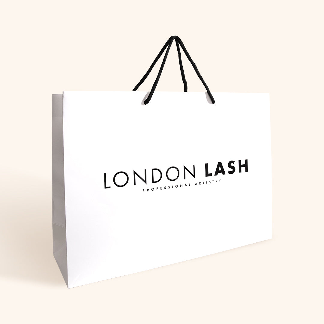 London Lash Reusable Paper Bag - Big / White