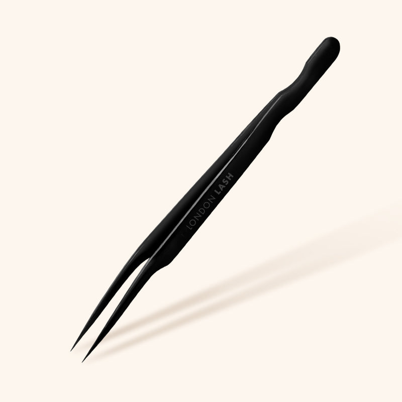 Black Pointed Isolation Eyelash Extensions Tweezers