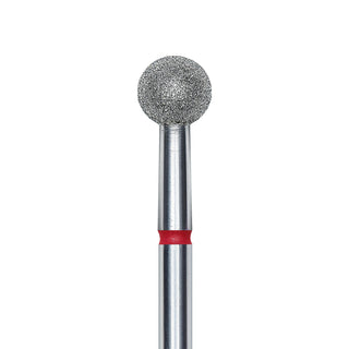 Staleks Pro Diamond "ball" Nail Drill Bit - Red/5mm