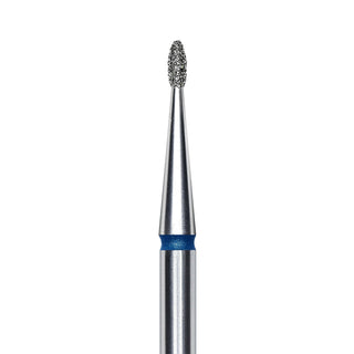 Staleks Pro Diamond Rounded "bud" Nail Drill Bit - Blue/1.2mm