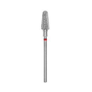 Сверло для ногтей Staleks Pro Carbide "frustum" - красное/6 мм