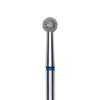 Staleks Diamond nail drill bit, "ball", blue, head diameter 4mm FA01B040.