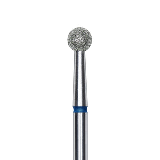 Staleks Pro Diamond "ball" Nail Drill Bit - Blue/4mm
