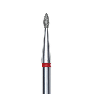 Staleks Pro Diamond "drop" Nail Drill Bit - Red/1.6mm
